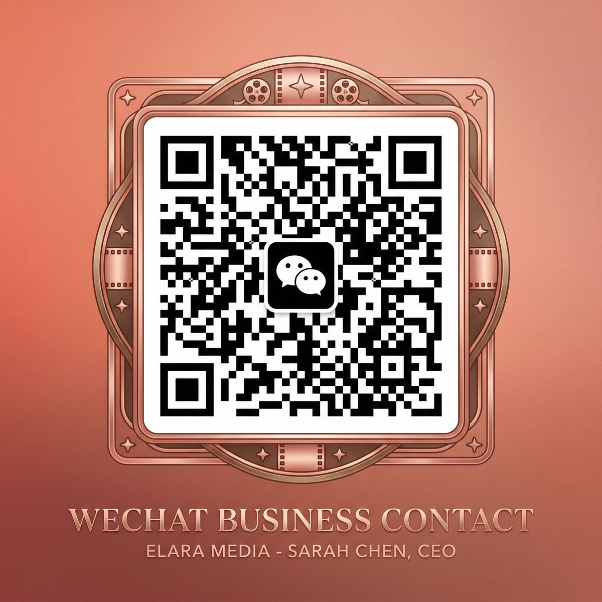 高清视频商务二维码